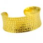 Riyo A Plain 18kt Gold Plated Superior Bangle W 1in Gppban-120031