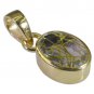 Riyo Multi Gold Plated Rutile Quartz CZ Pendant yummy wholesale handmade jewelle