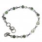 Riyo Peridot Essentials Jewellery Solid Silver Bracelet L 7.5in Sbraper-58008