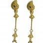 Riyo Plain Gold Plated Plain Earring fine-looking handmade jewelry stores GPEJHU
