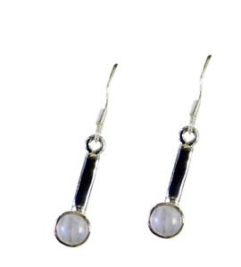 Riyo Rainbow  Gemstone Silver Evening Wear Earring L 1.5in Sermo-64038