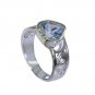 Riyo Blue Topaz Indian Silver Online Engagement Ring Sz 7 Srbto7-10030