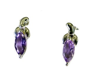 Riyo Amethyst Indian Silver Online Exclusive Earring L 0.7in Seame-2066