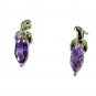 Riyo Amethyst Indian Silver Online Exclusive Earring L 0.7in Seame-2066
