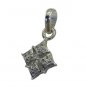 Riyo CZ925 Solid Sterling Silver Dramatic Pendant L 0.5in Spwhcz-110041