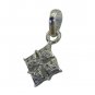 Riyo CZ925 Solid Sterling Silver Dramatic Pendant L 0.5in Spwhcz-110041