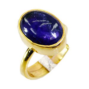 Riyo Amethyst Rhodium Plate Finger Armor Ring Sz 5 Gprame5-2008