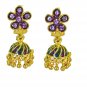 Riyo Plain Gold Plated Plain Earring appealing handmade stone jewelry GPEJHU-120
