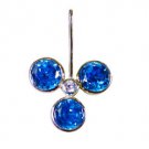 Riyo Blue Topaz Wholesale Silver Jewelry Animal Pendants L 1.2in Spbto-10061