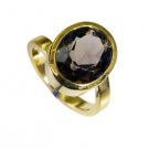 Riyo Smoky Quartz Wholesale Gold Plate Classic Day Rings Sz 7 Gprsqu7-76077