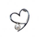 Riyo Pearl Silver Jewelry With Gemstones Silver Pendant L 1.5in Sppea-56003