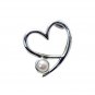 Riyo Pearl Silver Jewelry With Gemstones Silver Pendant L 1.5in Sppea-56003