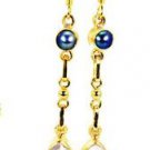 Riyogems Pearl Crystal Gold Plated Online Earring L 1.5in Gpemul-52052