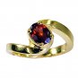 Riyo Garnet Gold Plated Friendship Ring Sz 8 Gprgar8-26022