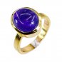 Riyo Amethyst 18kt Y Gold Plating Class Ring Sz 6 Gprame6-2022