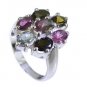 Riyo Tourmaline Costume Silver Jewelry Posie Ring Sz 7 Srtou7-84108