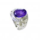 Riyo Amethyst Silver Jewelry Online Cameo Ring Sz 7 Srame7-2155