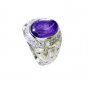 Riyo Amethyst Silver Jewelry Online Cameo Ring Sz 7 Srame7-2155