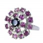 Riyo Tourmaline Cool Silver Jewellery Guard Ring Sz 7 Srtou7-84106