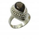 Riyo   Gemstone Alloy Silver Crackled Ring Aspr65-0019