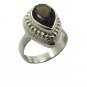 Riyo   Gemstone Alloy Silver Crackled Ring Aspr65-0019