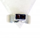 Riyo Garnet Engraved Silver Design Your Own Silver Ring Sz 8.5 Srgar8.5-26170