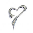 Riyo Plain Silver Sterling Modern Pendant L 2.5in Sppla-120028