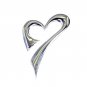 Riyo Plain Silver Sterling Modern Pendant L 2.5in Sppla-120028