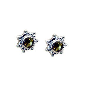 Riyo Citrine Silver Jewellery Designs Jaipur L 0.5in Secit-14013