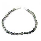 Riyo Peridot Designer Jewelry Silver Mum Bracelet L 7.5in Sbraper-58001