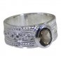 Riyo Brown 925 sterling silver Smoky Quartz Ring dollish gemstone jewelry store