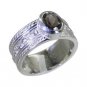 Riyo Brown 925 sterling silver Smoky Quartz Ring dollish gemstone jewelry store