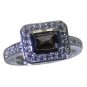Riyo Brown 925 sterling silver Smoky Quartz Ring luscious gemstone jewelry supp