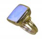 Riyo Purple Gold Plated Fire Opal CZ Ring arresting handmade handcrafted jewelry