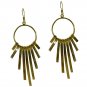 Riyo Plain Gold Plated plain Earring scenicbonny contemporary handmade jewellery