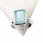 Riyo Aqua Chalcedony Silver Jewelry Store Aqiq Ring Sz 8 Srach8-4005