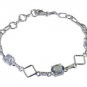 Riyo Green 925 sterling silver Green Amethyst Bracelet magnetic handmade jewelry