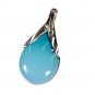 Riyo Aqua Chalcedony Silver Jewelry Wholesale Nautical Pendant L 1.5in Spach-400