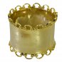 Riyo A Plain  18kt Gold Plated Slender Bangle W 2in Gppban-120009