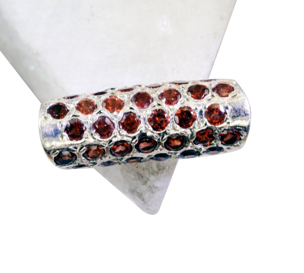 Riyo Garnet Designer Silver Jewelry Cheap Silver Ring Sz 7 Srgar7-26165