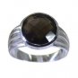 Riyo Brown 925 sterling silver Smoky Quartz Ring sightly handmade christmas jewe