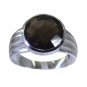 Riyo Brown 925 sterling silver Smoky Quartz Ring sightly handmade christmas jewe