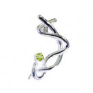 Riyo Peridot Silver Stone Jewelry Circle Pendants L 1.5in Spper-58020