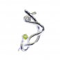 Riyo Peridot Silver Stone Jewelry Circle Pendants L 1.5in Spper-58020