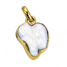 Riyogems Shell Pearl 18.Kt Base Matel Dress Pendants L 1.5in Gppshe-72015