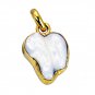 Riyogems Shell Pearl 18.Kt Base Matel Dress Pendants L 1.5in Gppshe-72015