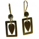 Riyo Plain Gold Plated plain Earring beauty cheap handmade jewellery GPEPLA-1200