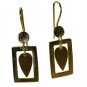 Riyo Plain Gold Plated plain Earring beauty cheap handmade jewellery GPEPLA-1200