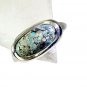 Riyo Turquoise Hammered Silver Silver 925 Ring Sz 8 Srtur8-82027