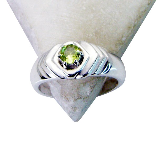 Riyo Peridot Silver Jewelry Design Ideas Engagement Ring Sz 5.5 Srper5.5-58019